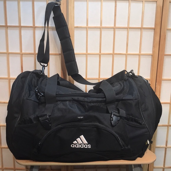 adidas black gym bag